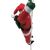 Close-up of Santa Claus climbing ladder decoration, Christmas ornament