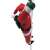 Side view of Timeless Tools Climbing Santa Claus Christmas Decoration, showing his bag and rope