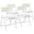 Timeless Tools Padded Folding Chair Set of 4, White 35045426