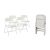 Timeless Tools Padded Folding Chair Set of 4, White 35045426