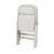 Set of 4 white folding chairs, Timeless Tools brand, padded, metal frame, comfortable seating, folded