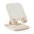 Baseus Seashell foldable tablet stand in pink, angled view