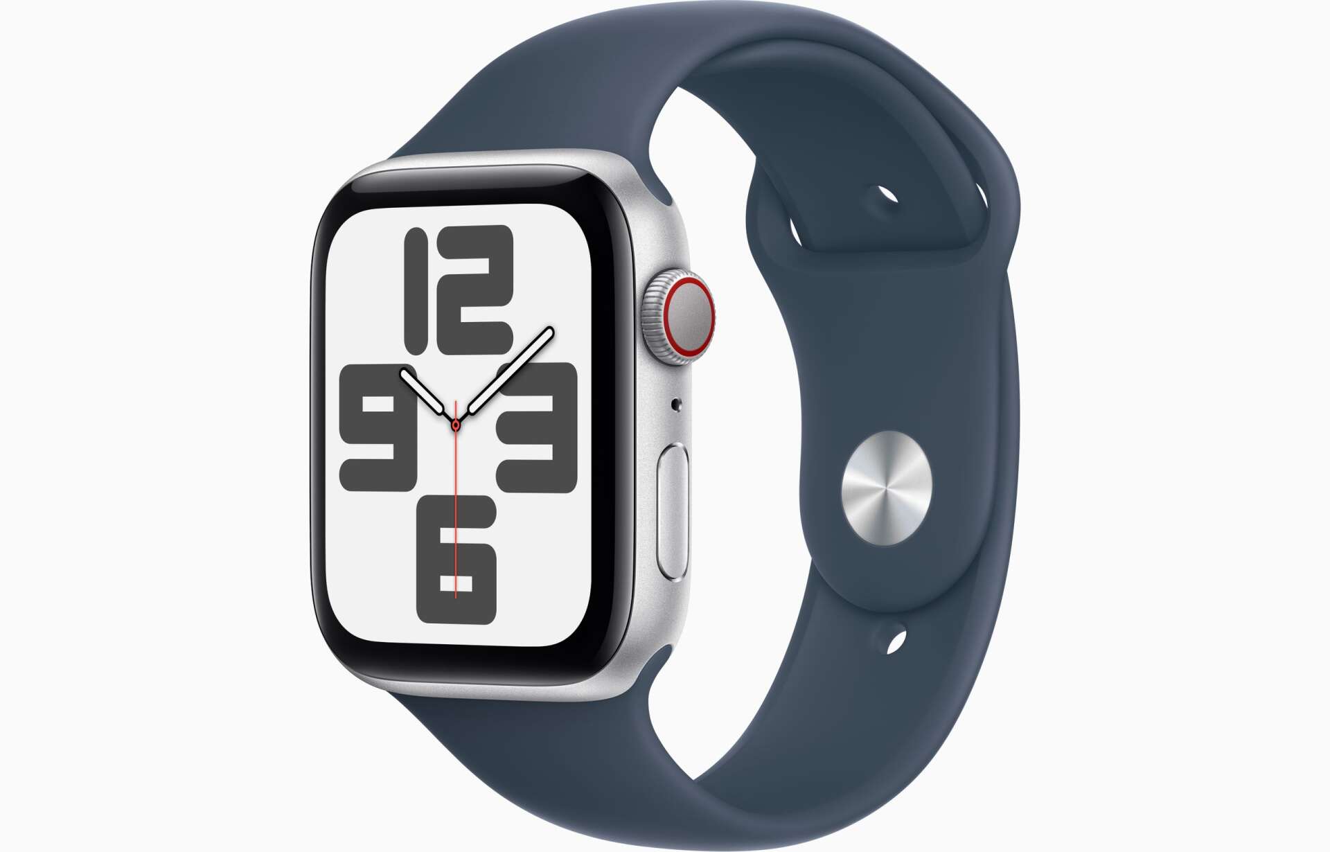 Apple watch se (2023) 44mm okosóra s/m méretű szíjjal - silver