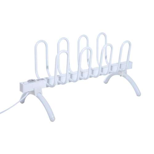 Elektryczna suszarka do butów Timeless Tools dla 4 par butów, biała, 80W