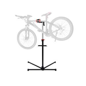 Timeless Tools adjustable bike repair stand with tool tray, black and red, bike repair stand, bike maintenance stand, bike work stand - Bicycle Repair Stand