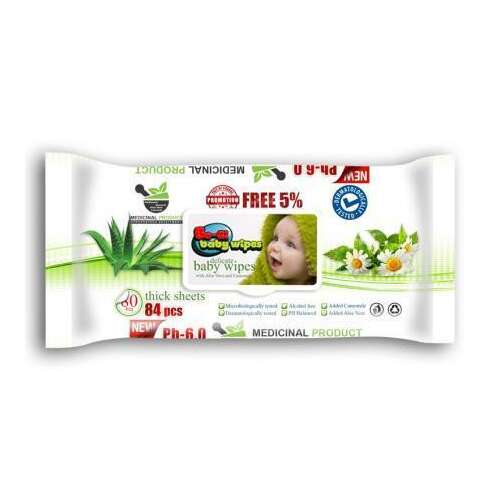 BO-GI törlőkendő 84 lapos kupakos