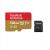 SanDisk Extreme 128GB MicroSD kartica i SD adapter na bijeloj pozadini