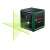 Bosch Quigo Green Cross Line Laser Level, Green, projecting green lines