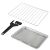 Home by Somogyi HGMS10 Mini-Backofen Zubehör: Rost, Tablett, Griff