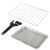 Home by Somogyi HGMS10 Mini-Backofen Zubehör: Rost, Tablett, Griff