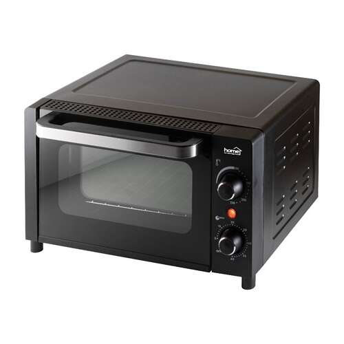 Home by Somogyi HGMS10 Mini Backofen, schwarz, 3/4 Ansicht