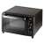 Home by Somogyi HGMS10 Mini Backofen, schwarz, 3/4 Ansicht