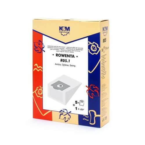 K&M Rowenta R05.1 porszívó porzsákok, 5 db-os csomag