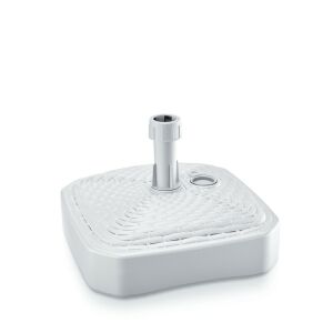 Podstawa parasola Str, plastikowa imitacja rattanu biała 390mm mpkr (802262)