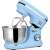 Zilan Tornado álló mixer, kék, 4,5 literes kapacitás, 1000 watt, rozsdamentes acél tál, 6 sebességfokozat, pulzus funkció, bolygóműves keverés