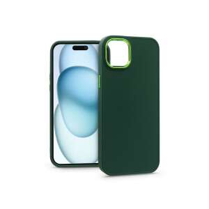 Haffner Frame iPhone 15 Plus case, green, protective case for iPhone 15 Plus - Haffner