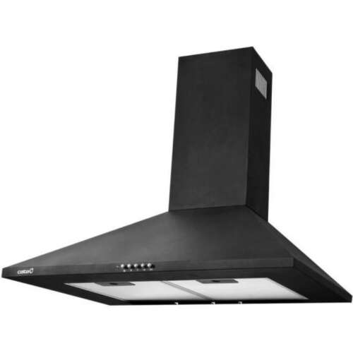 Cata Omega 600 BK/M range hood, black, 3 speed, mechanical control, C energy class