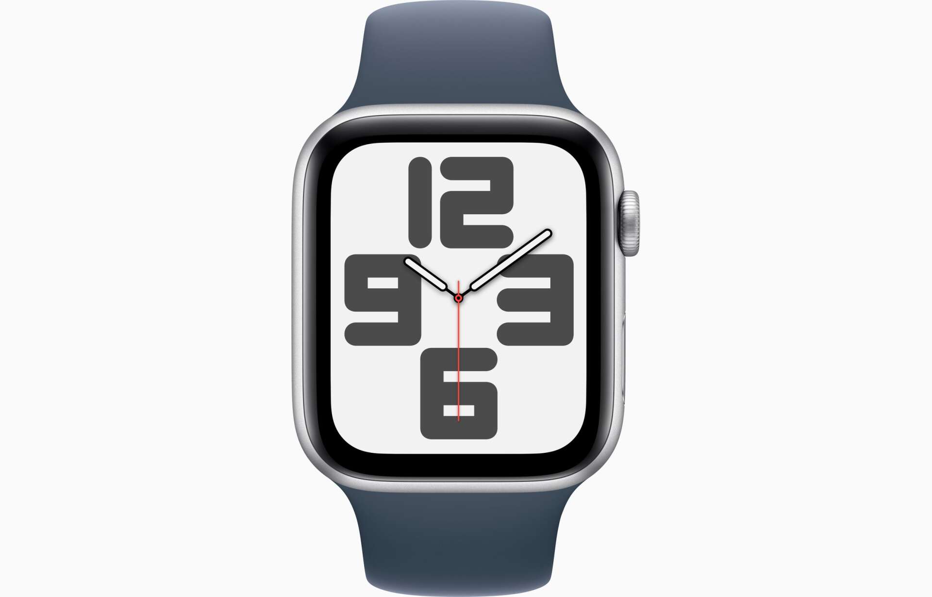 Apple watch se (2023) 44mm okosóra m/l méretű szíjjal - silver