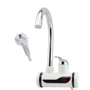 Timeless Tools LCD Display Instant Water Heater Faucet, 3 Mounting Options - Wall, Horizontal Connection