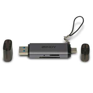 Lindy 43335 USB 3.2 External card reader 99889484 - External Card Reader