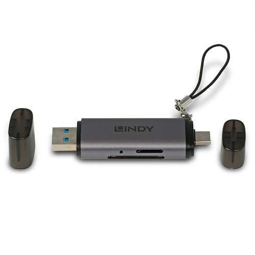 Sonstiges Computerzubehör LINDY MEMORY READER USB3.2 C&A SD/43335