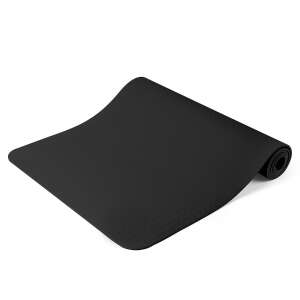 Timeless Tools yoga mat, black, 181 x 61 cm, with carrying strap - Home workout