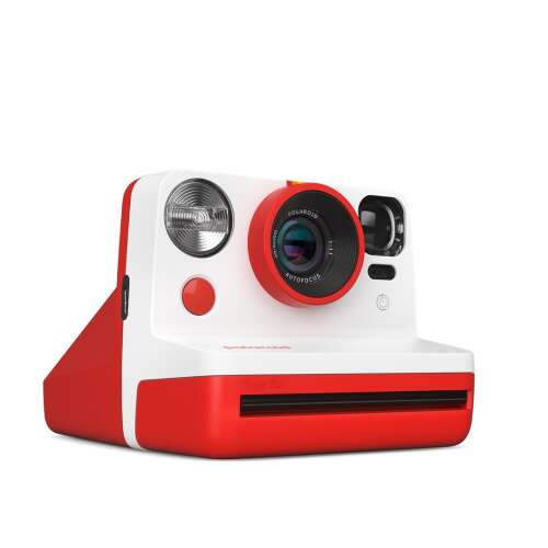 Polaroid Now Gen 2 instant camera in red and white