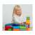 Marionex Junior Bricks 110 darabos készlet, színes építőkockák közeli képe