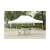 Timeless Tools 2.9x4.25 meter white folding garden gazebo with table and chairs