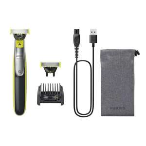 Philips OneBlade 360 5-w-1 elektryczna maszynka do golenia z trymerem, kablem ładującym i etui podróżnym - Elektryczna maszynka do golenia