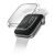 UNIQ Garde Hybrydowe Etui do Apple Watch 45mm - Przezroczyste etui ochronne widok pod kątem