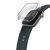 UNIQ Garde Hybrydowe Etui do Apple Watch 45mm - Przezroczyste etui ochronne widok pod kątem na nadgarstku