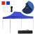 Blue foldable garden gazebo with carrying bag, Timeless Tools