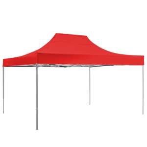Red foldable garden gazebo, Timeless Tools - Garden Gazebo
