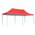 Unfolded red 2.9x5.7m folding garden gazebo