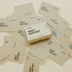 Hogy vagy? önismereti kártyajáték a Körvonál-tól, 60 kérdés az énkép és az élet területeinek feltárásához - Felnőtt társasjáték