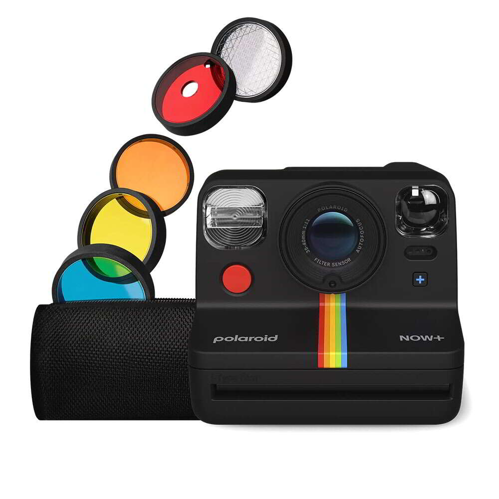Polaroid now+ gen 2 i-type instant fényképezőgép 5 szűrővel - fekete