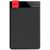 Silicon Power Diamond D30 1TB external hard drive, front view, black and red
