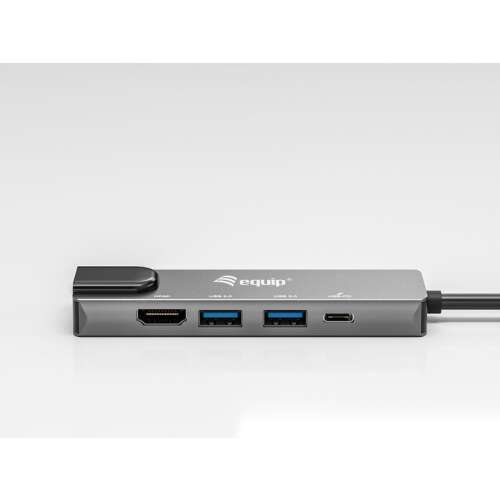 Equip 133489 Hub USB-C z portami HDMI, Ethernet i USB