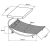 Timeless Tools double sun lounger dimensions, grey with canopy