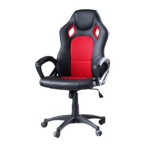 Timeless Tools Gamer chair, black and red, with adjustable height and swivel function - Office Furniture