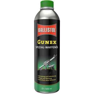 Ballistol Gunex Speciális Fegyverolaj, 500ml - Fegyvertisztító & Karbantartó szer