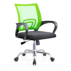 Green mesh office chair with black seat and arms, Timeless Tools Karfás irodai forgószék - Office Furniture