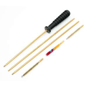 Megaline 4,5 mm-es fegyvertisztító készlet réz rúddal, kefékkel és fogantyúval - Fegyvertisztító & Karbantartó szer