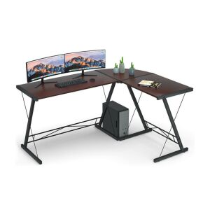 Timeless Tools L-shaped Desk - Dark Brown 146914134 - Furniture