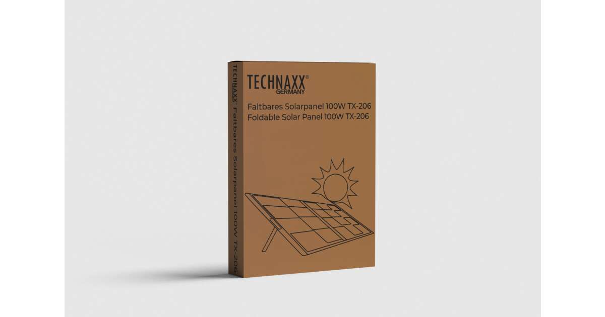 Technaxx TX-206 100W Összecsukható Napelem 83399084