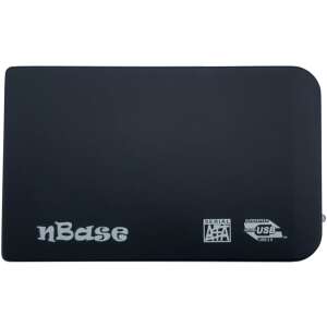 nBase N Drive EH25NC 2.5" USB 2.0 Külső HDD ház - Fekete 83399277 