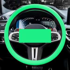 Szilikon Kormányvédő - Zöld - Univerzális