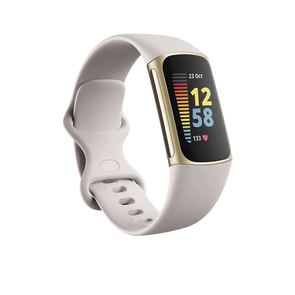 Fitbit charge 5 aktivitásmérő - fehér/arany