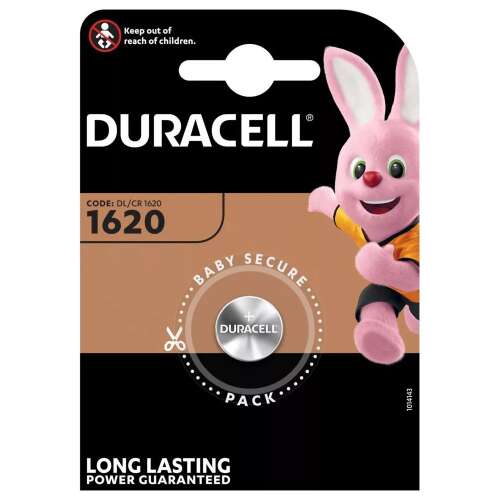 Duracell CR1620 lítium elem, baba biztonságos csomag